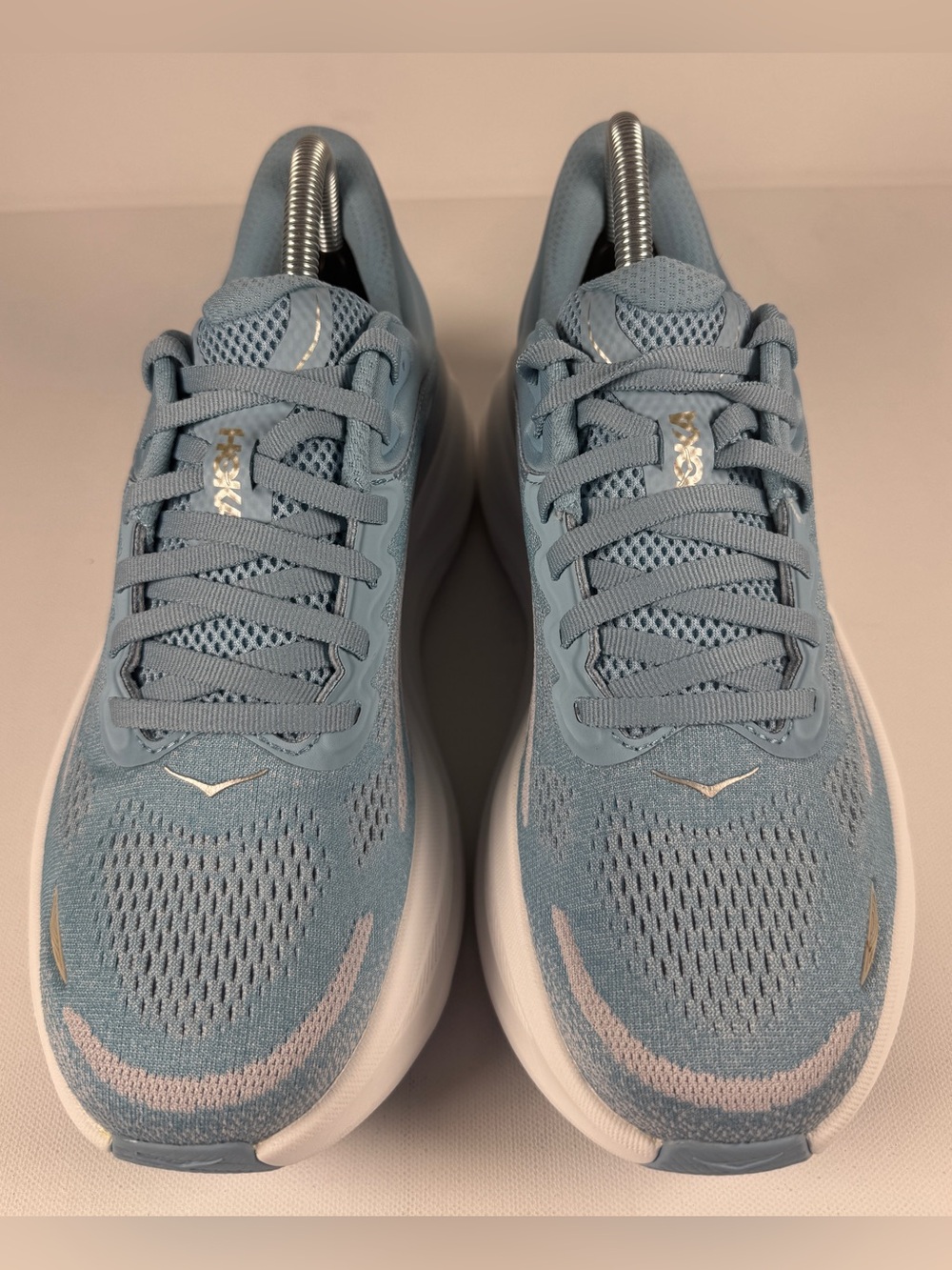 HOKA Bondi 9 Women's Running Shoes Blue/White Max Cushion Size 8B Medium - Picture 5 of 7